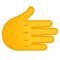Rightwards Hand emoji on Google